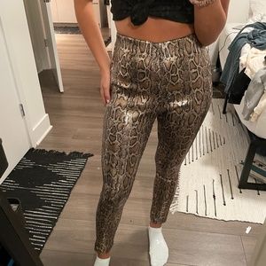 Urban Outfitters Animal Print Sequin Pant Leggings